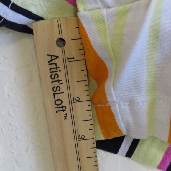 a.n.a.* Women's 1" Belt Loop Multipocketed Hidden Closure Stripe Shorts~ Size 6 - Picture 8 of 11